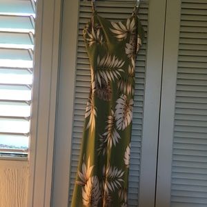 Long Hawaiian theme dress!